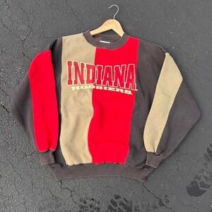 90s crable indiana striped crewneck